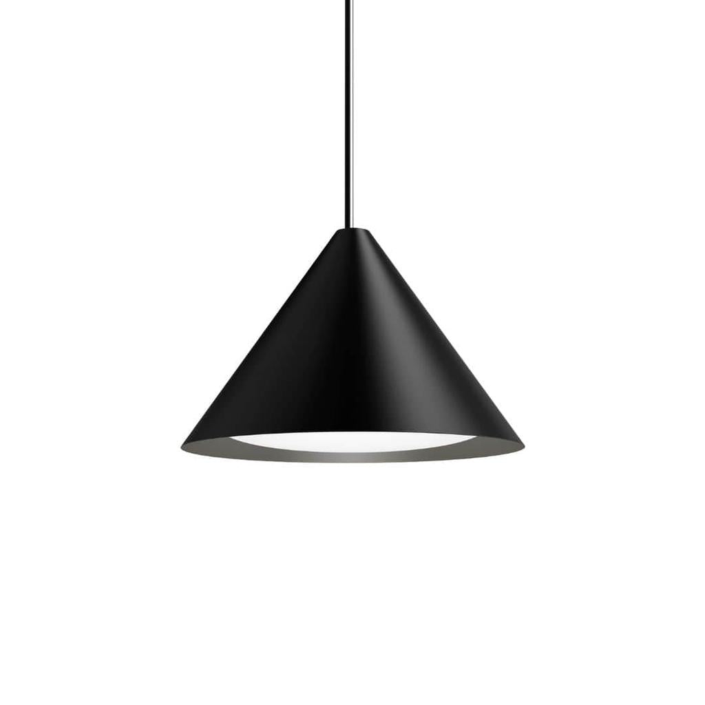 Keglen Ø400 - Pendel LED - Sort