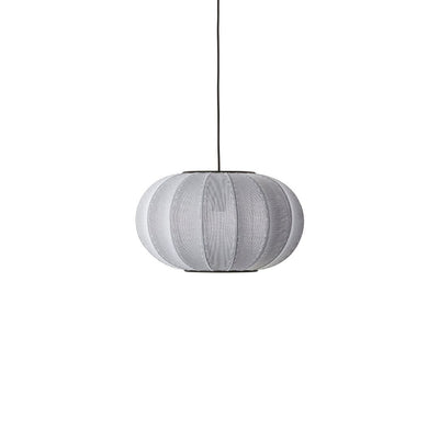 MADE BY HAND KNIT-WIT 45 OVAL SILVER PENDEL