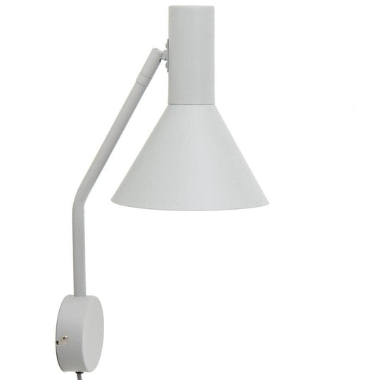 Lyss Væglampe Mat Lys Grå