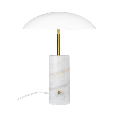 DFTP Mademoiselles Hvid Bordlampe - Skulpturel elegance med indirekte lys