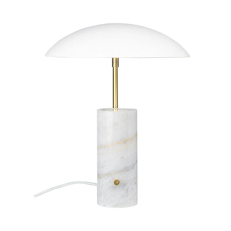 DFTP Mademoiselles Hvid Bordlampe - Skulpturel elegance med indirekte lys