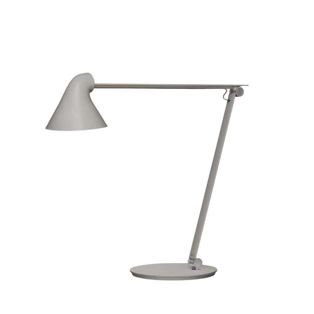 Njp Bord - Skrivebordslampe - Lys Grå Alu