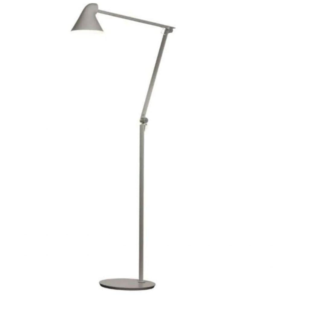 Njp Gulv - Gulvlampe - Lys Grå Alu