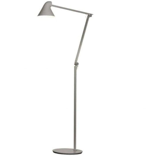 NJP gulvlampe 3000K lys aluminium - Louis Poulsen