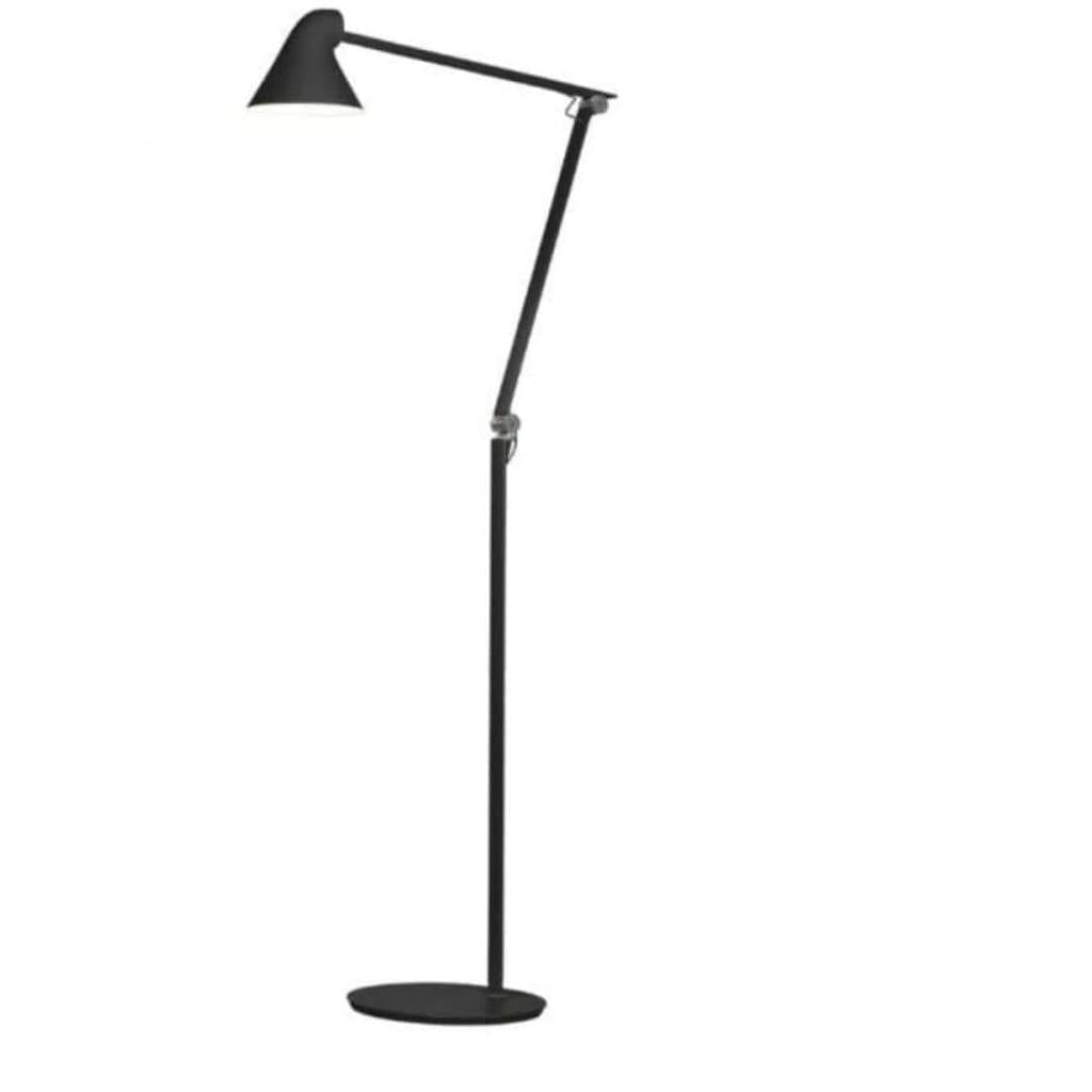 NJP Gulv - Gulvlampe - Sort 3000K - Louis Poulsen