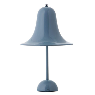 VERPAN PANTOP DUSTY BLUE BORDLAMPE - Ikonisk design i en beroligende farve