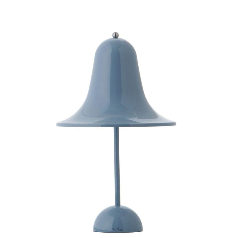 VERPAN PANTOP PORTABLE DUSTY BLUE BORDLAMPE - Ikonisk design, nu bærbar