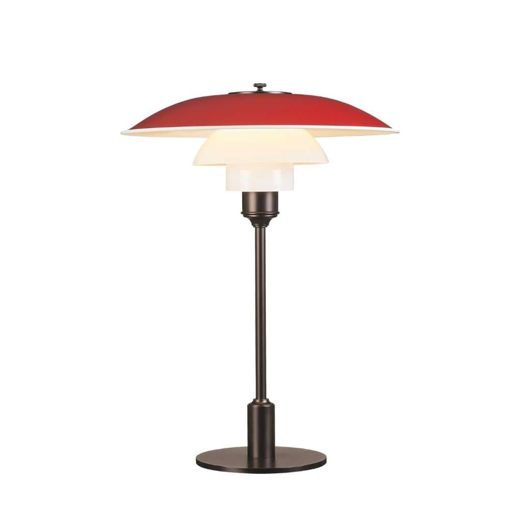 PH 3½-2½ - Bordlampe - Bord Rød