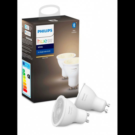 Philips Hue White GU10 – 2-Pak (Bluetooth & Hue Bridge)