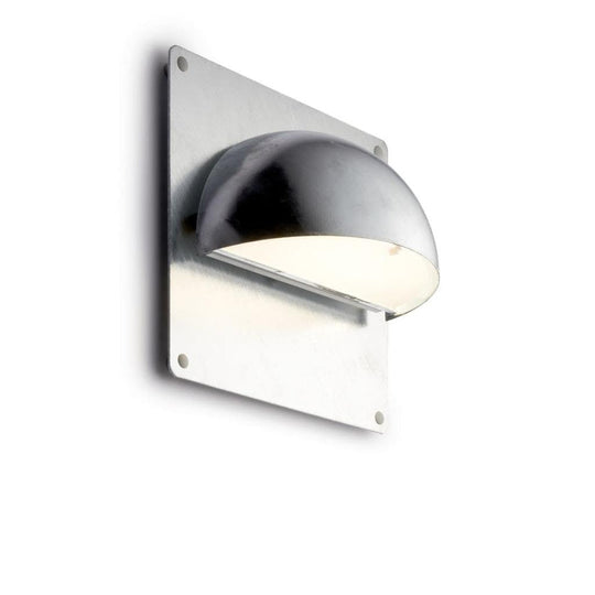 Rørhat Bagplade Galv. - Udendørslampe