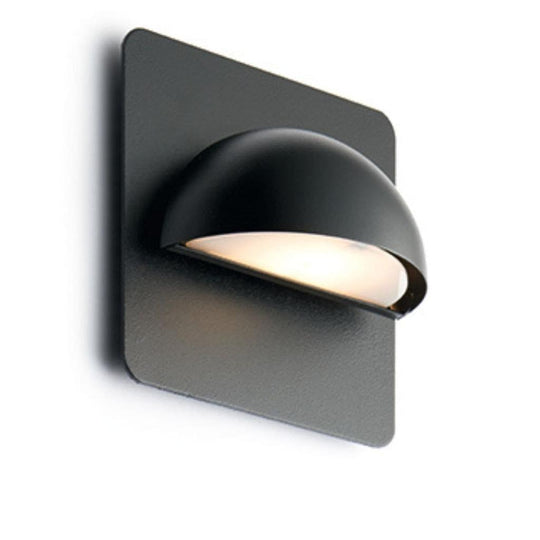 Rørhat Bagplade Sort – Smart monteringsplade 30×30 cm fra Light-Point