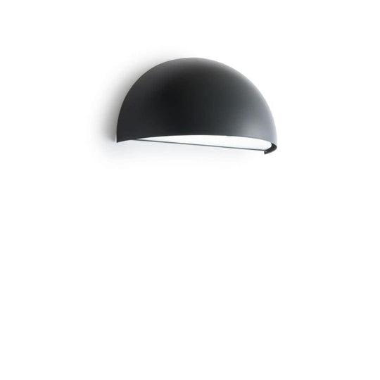 Rørhat Væglampe E14 Sort