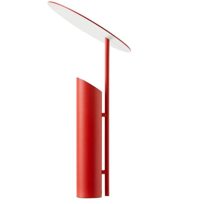 VERPAN REFLECT RØD BORDLAMPE - Ikonisk design med reflekteret lys