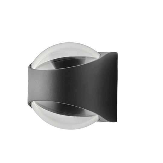 Saga Væglampe Sort LED