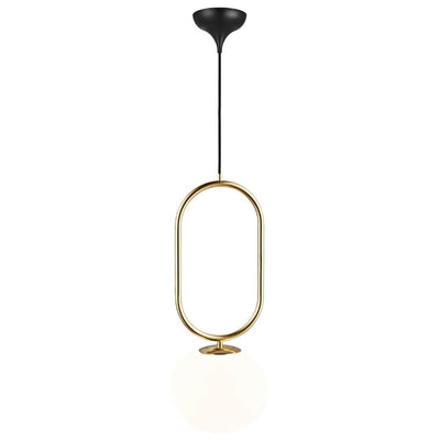 DFTP SHAPES Ø27 MESSING PENDEL - Organisk elegance med blødt lys