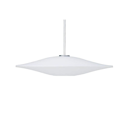 Sinus 330p Opal-glas (LED 7,5W) - Hvid Textil LEDning - Designed 1967 - Pendel
