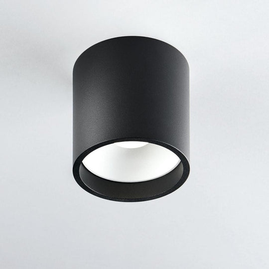 Solo 2 Round Loftlampe Sort LED