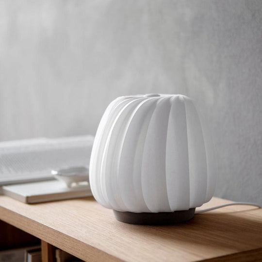 ST906 Mini Bordlampe Ø18 Tom Rossau - Hvid Coated Papir