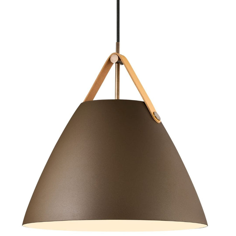 DFTP Strap Ø36 Beige Pendel - Nordisk design med rå læderdetaljer