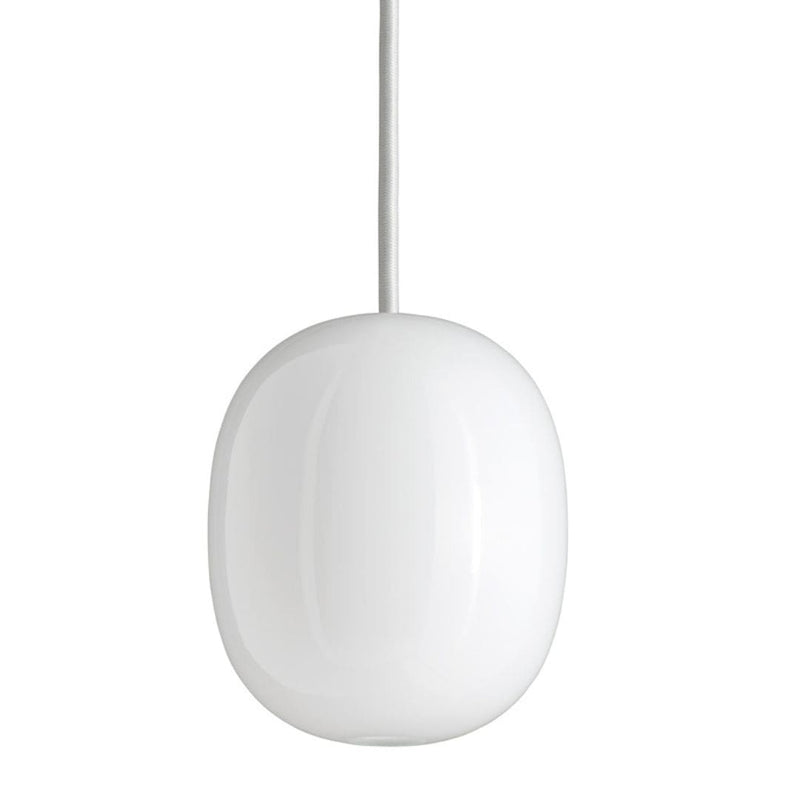 Superæg 150p - Opal (G9 42w) - Hvid LEDning 3m - Pendel