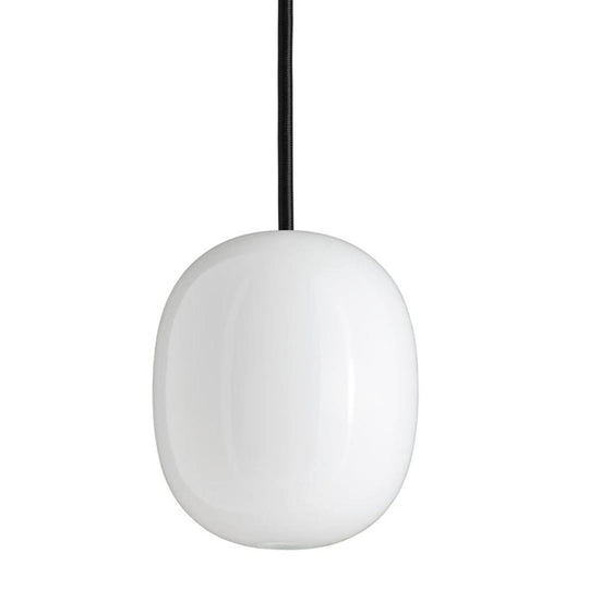 Superæg 150p - Opal (G9 42w) - Sort LEDning 3m - Pendel