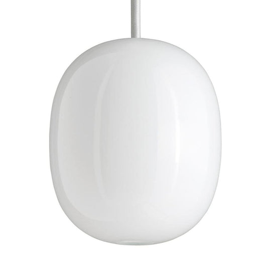 Superæg 300p - Opal (E27 105w) - Hvid LEDning 3m - Pendel