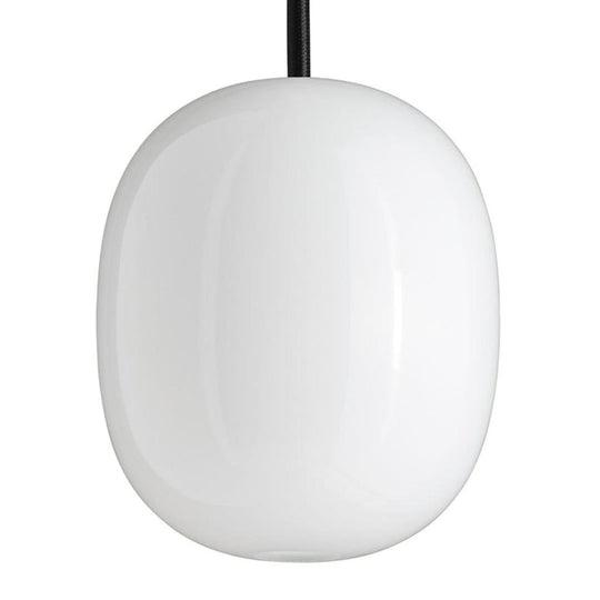 Superæg 300p - Opal (E27 105w) - Sort LEDning 3m - Pendel