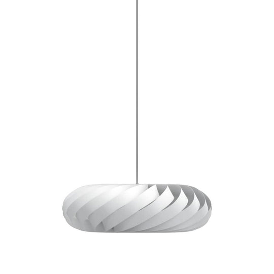 TR5 Pendel Ø60 – Let skulpturel pendel i hvid plast af Tom Rossau