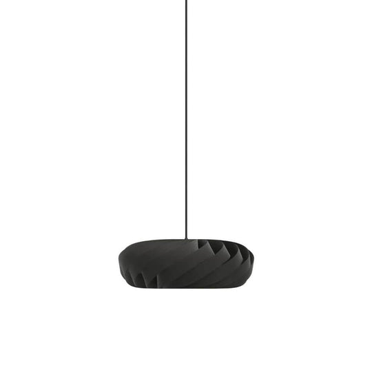 TR5 Pendel Ø40 – Sort Birk – Organisk lamel-design af Tom Rossau
