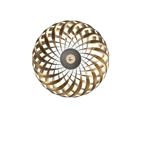 TR5 Væglampe Ø60 – Guld Børstet Aluminium af Tom Rossau