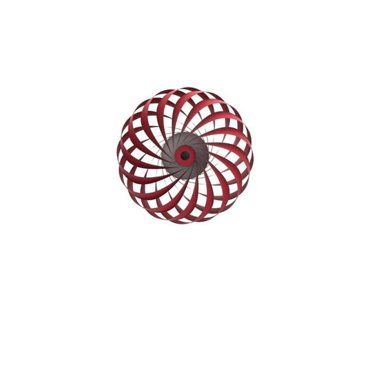 TR5 Væglampe Ø40 – Organisk rød birk i ikonisk design af Tom Rossau