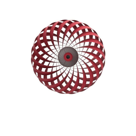 TR5 Væglampe Ø60 Tom Rossau - Rød Birk