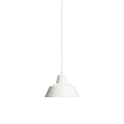 MADE BY HAND W1 MAT HVID VÆRKSTEDSLAMPE