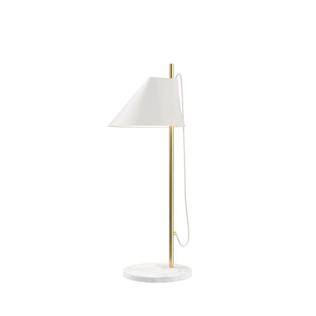 Yuh - Bordlampe - Hvid/messing