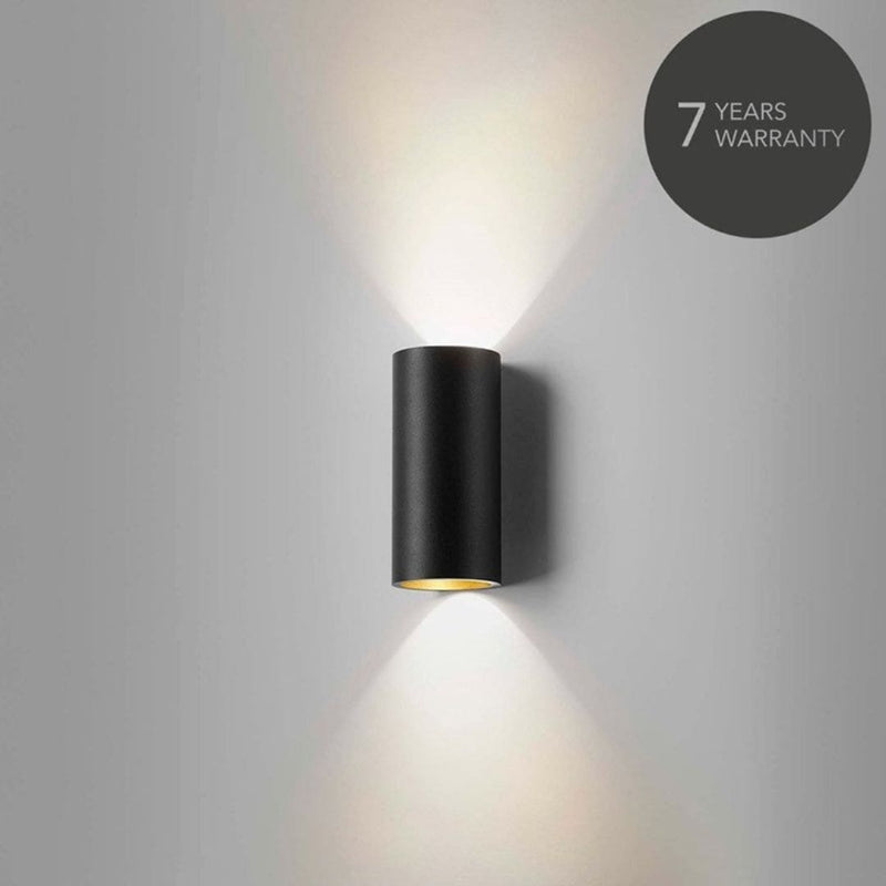 Zero W1 Væglampe Sort/guld LED