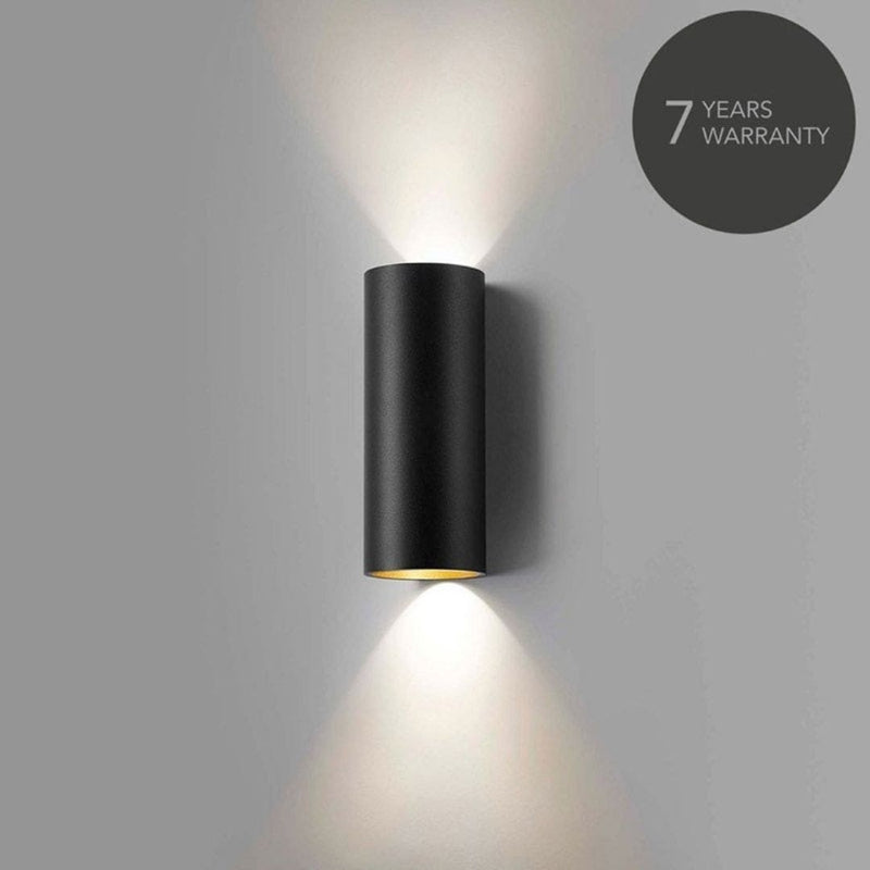 Zero W2 Væglampe Sort/guld LED